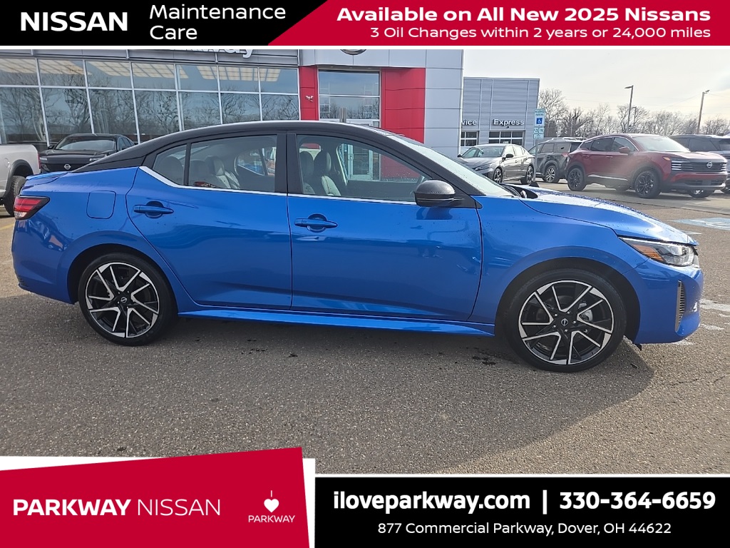 New 2025 Two-tone Electric Blue Metallic / Super Black Nissan SR image 1