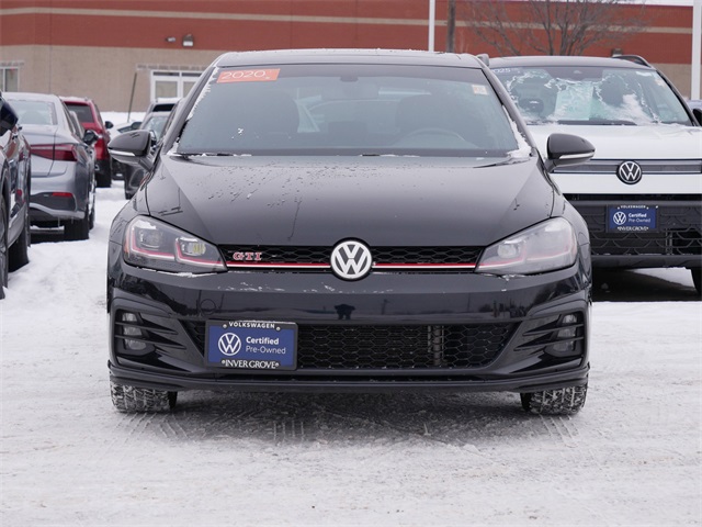 Certified 2020 Volkswagen Golf GTI SE with VIN 3VW5T7AU9LM015263 for sale in Inver Grove Heights, Minnesota
