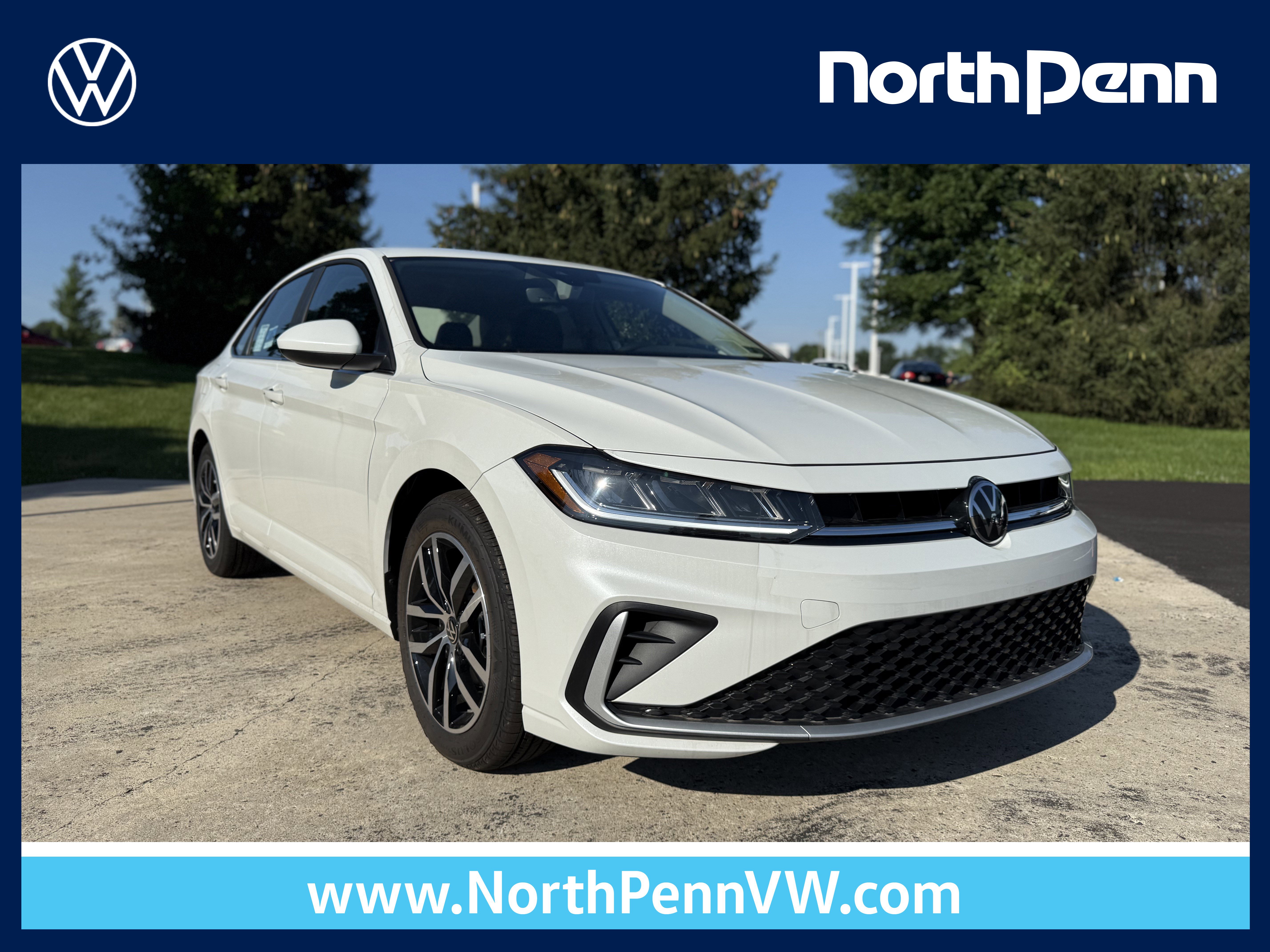 New 2025 Volkswagen Jetta SE 4dr Car in Colmar #25V1350 North