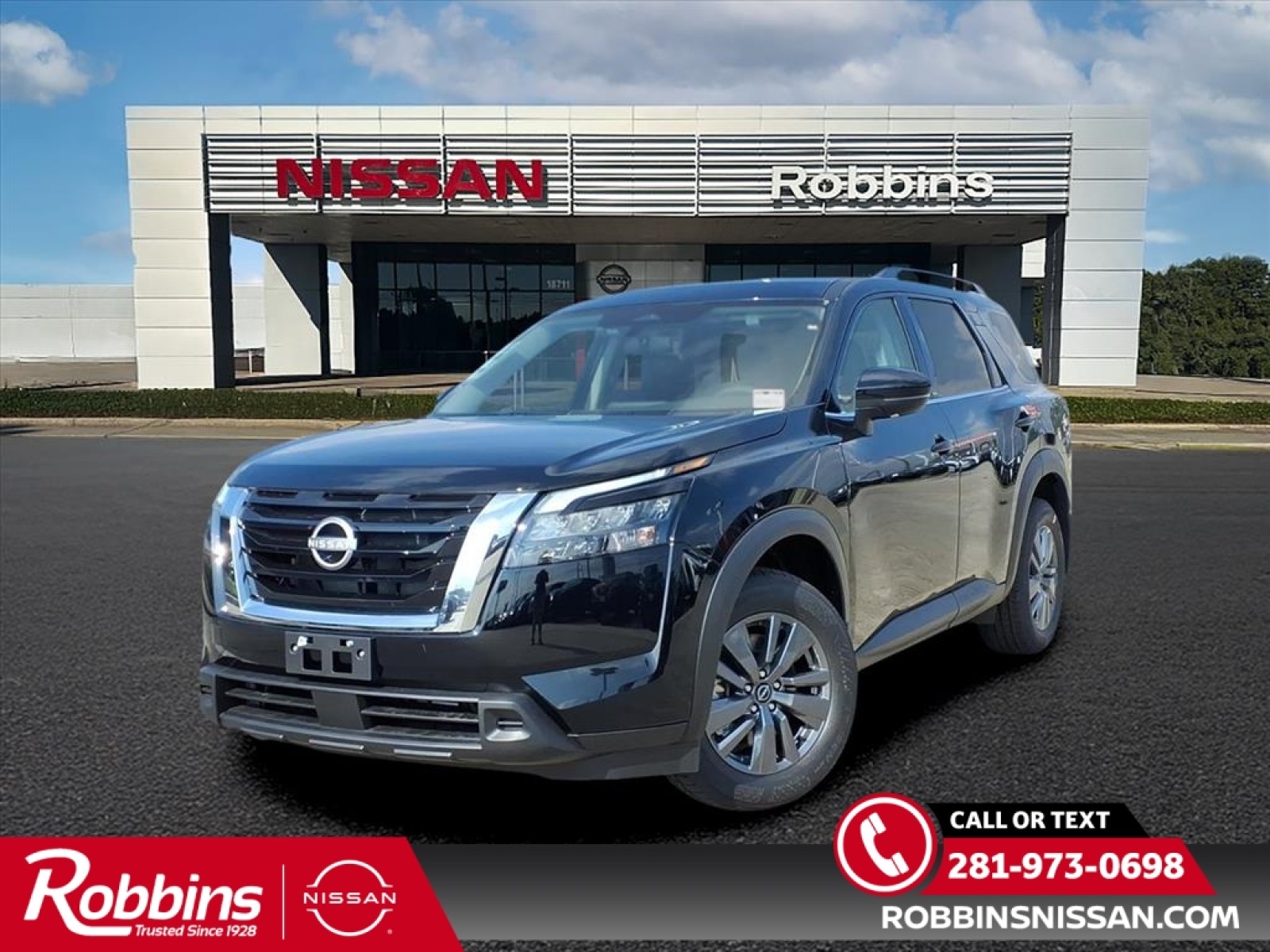 2025 Nissan Pathfinder SV Black at Robbins Nissan