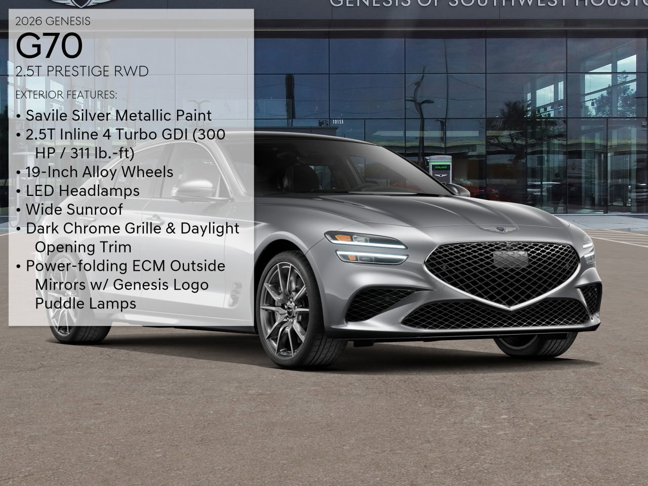 2026 Genesis G70 2.5T Prestige photo 3