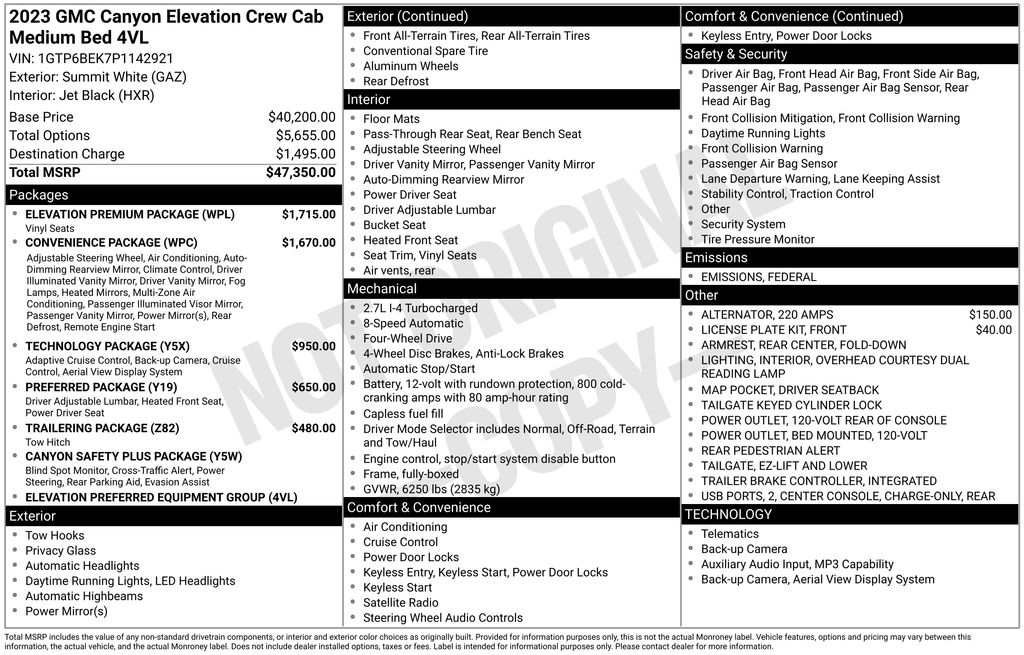 2023 GMC CANYON - Image 33