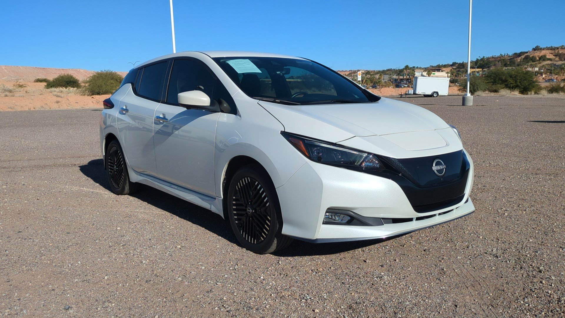 Used 2023 Nissan Leaf SV Plus with VIN 1N4CZ1CV7PC553663 for sale in Mesquite, NV