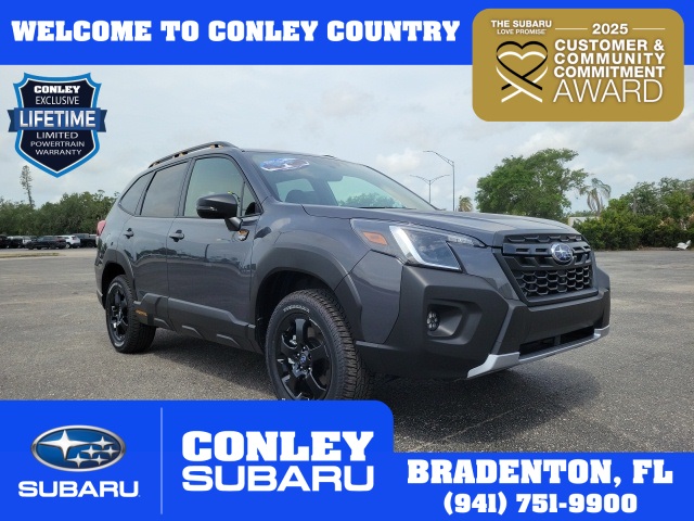 New 2025 MAGNETITE GRAY METALLIC Subaru Wilderness image 1