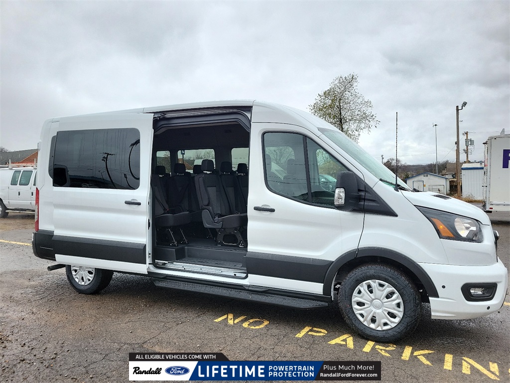 New 2024 Oxford White Ford Passenger Van XLT image 10