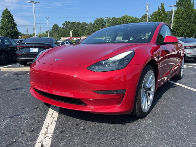 Used 2022 Tesla Model 3 Base with VIN 5YJ3E1EA4NF190772 for sale in Cumming, GA