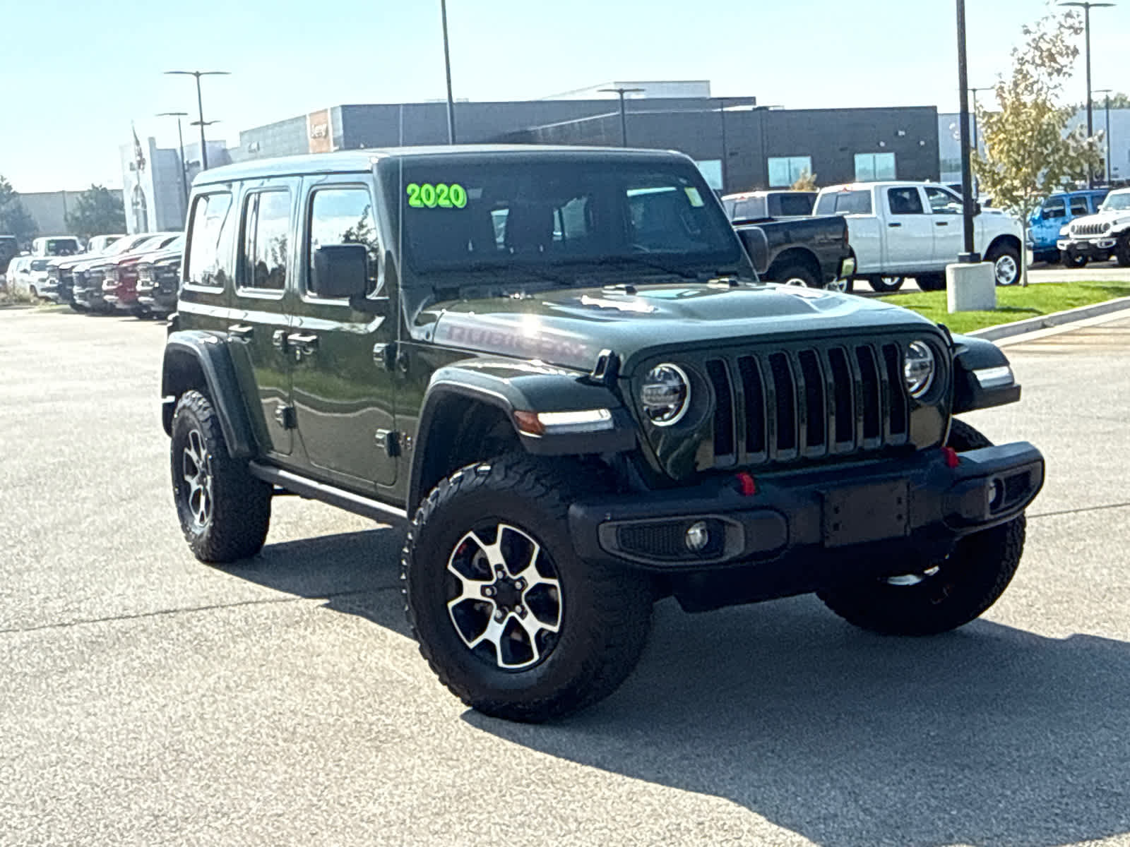 Used 2020 Jeep Wrangler Unlimited Rubicon with VIN 1C4HJXFG3LW299983 for sale in Kansas City