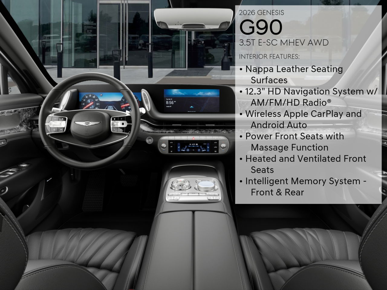 2026 Genesis G90 3.5T E-Supercharger photo 17