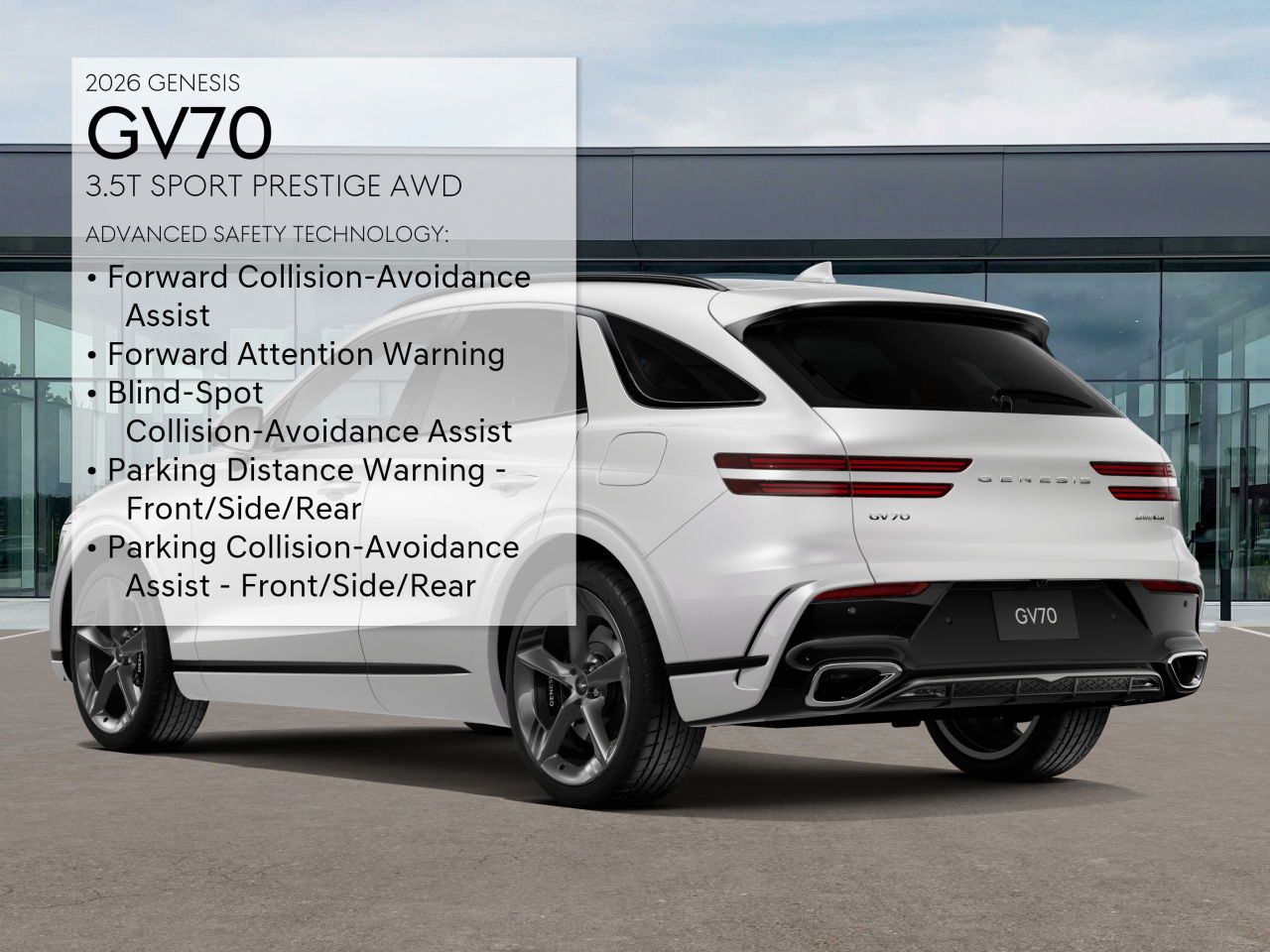 2026 Genesis GV70 3.5T Sport Prestige photo 4