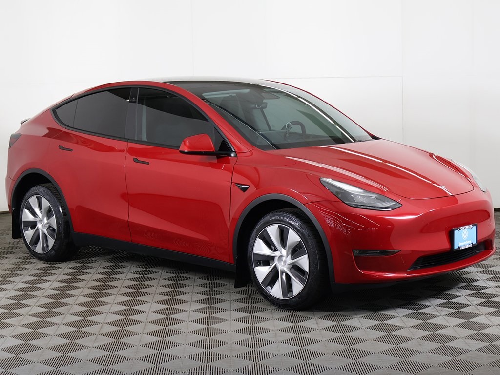 Used 2023 Tesla Model Y Long Range with VIN 7SAYGDEE0PF662170 for sale in Streetsboro, OH