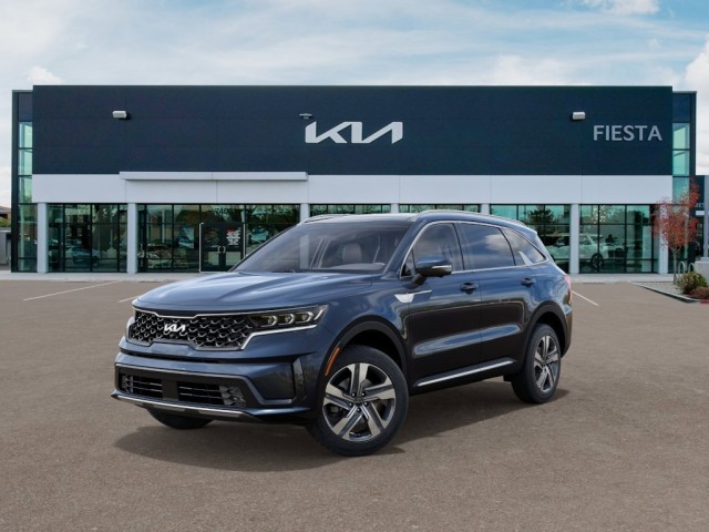 Used 2023 Gravity Blue Kia SX Prestige image 1