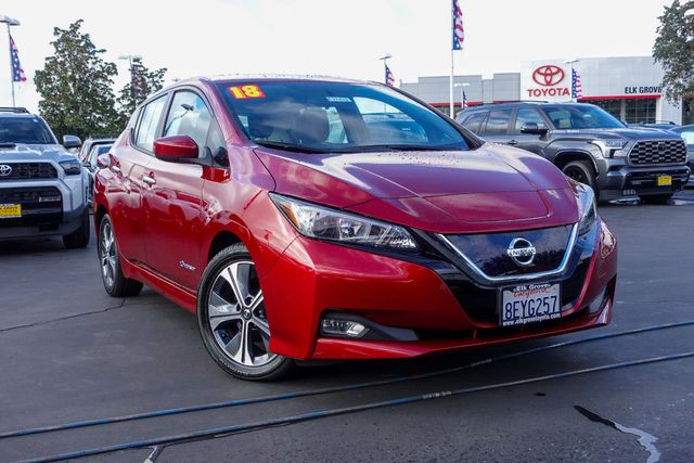 Used 2018 Nissan LEAF SV with VIN 1N4AZ1CP2JC312982 for sale in Elk Grove, CA