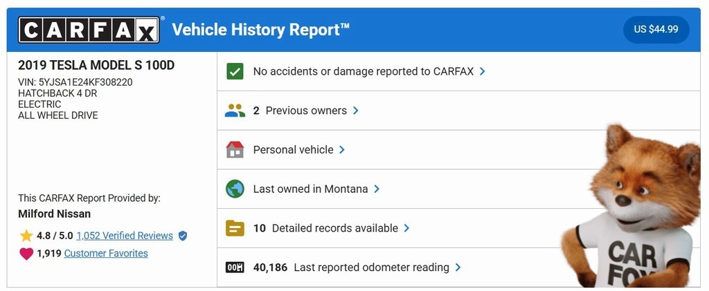 2019 Tesla Model S 100D's photo