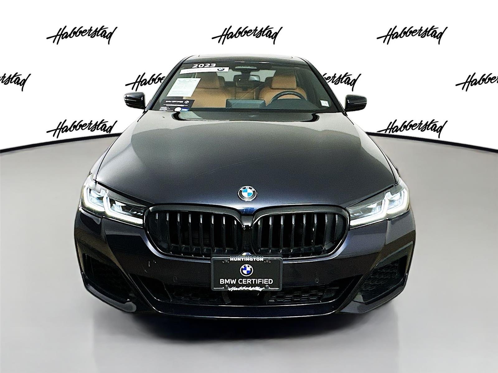 Certified Used 2023 Carbon Black Metallic BMW M550i xDrive image 2