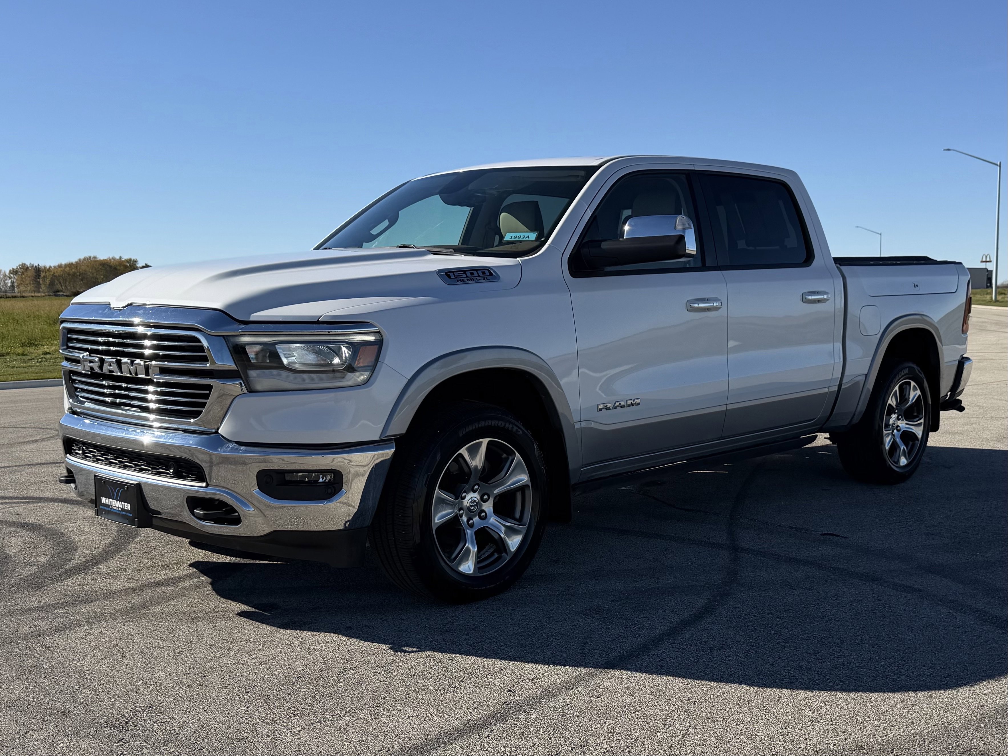 Used 2020 RAM Ram 1500 Pickup Laramie with VIN 1C6SRFJT6LN385492 for sale in Saint Charles, Minnesota