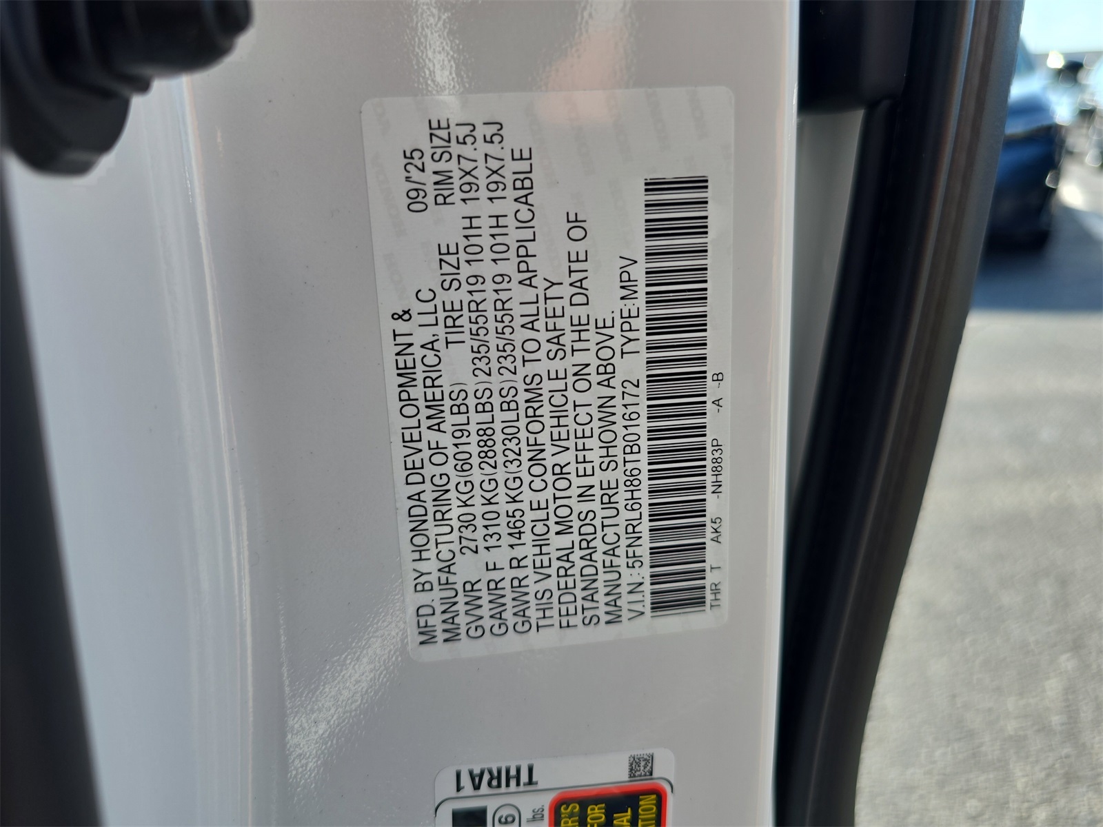2026 Honda Odyssey Touring photo 26