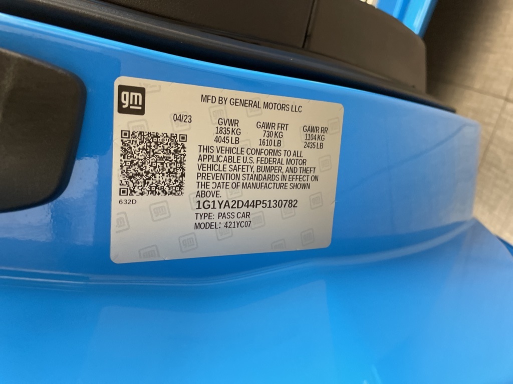 2023 Chevrolet Corvette Stingray 1LT photo 19