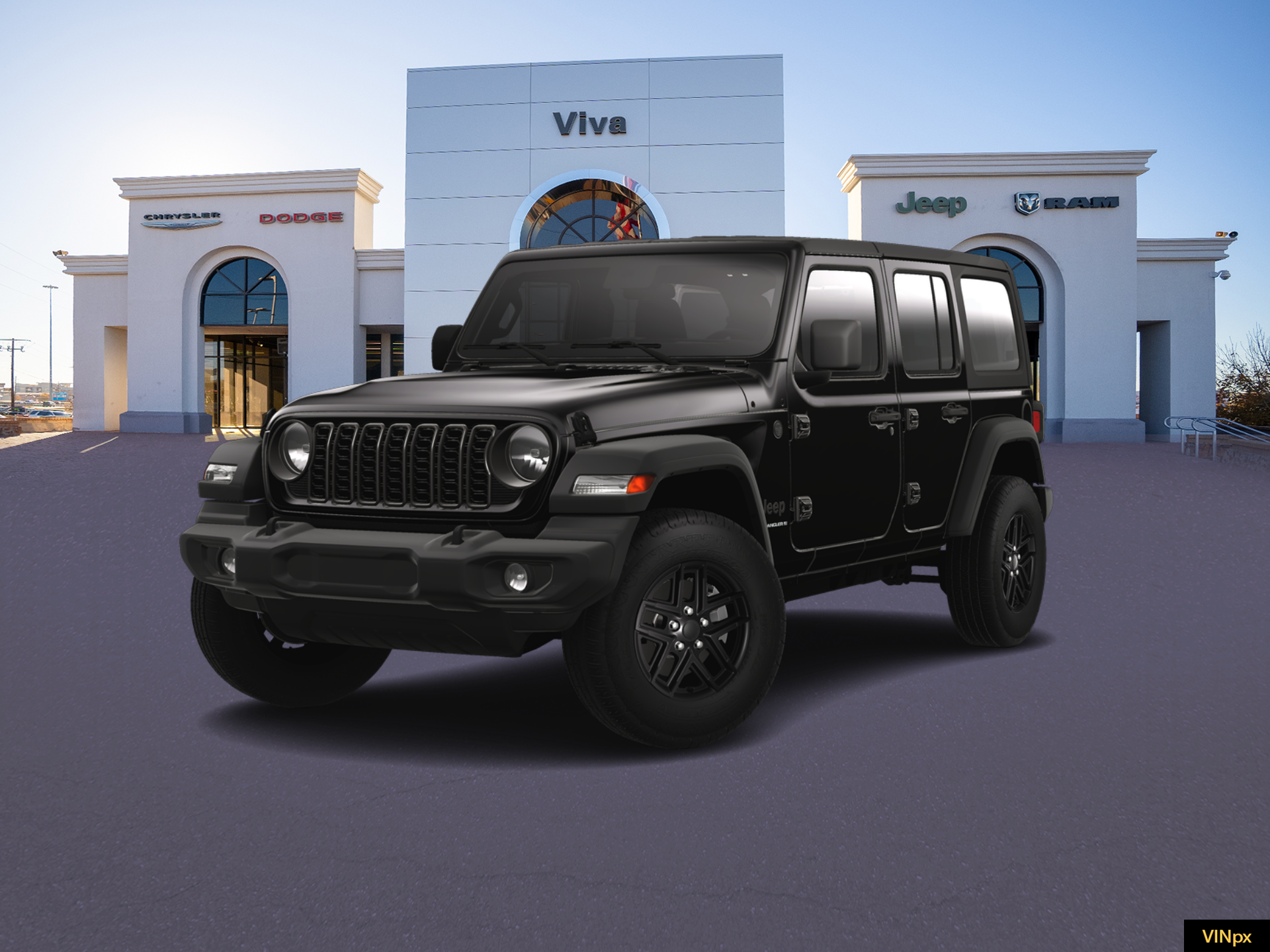 New 2025 Black Clear-Coat Exterior Paint Jeep Sport S image 1