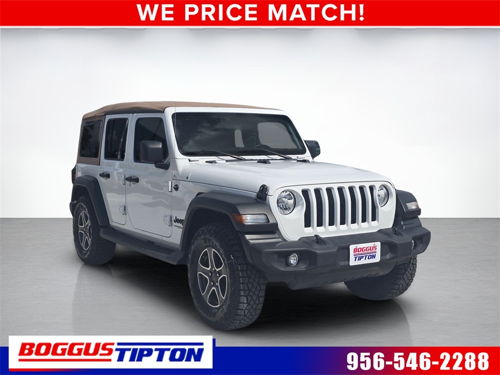 2020 Jeep Wrangler Unlimited Black and Tan