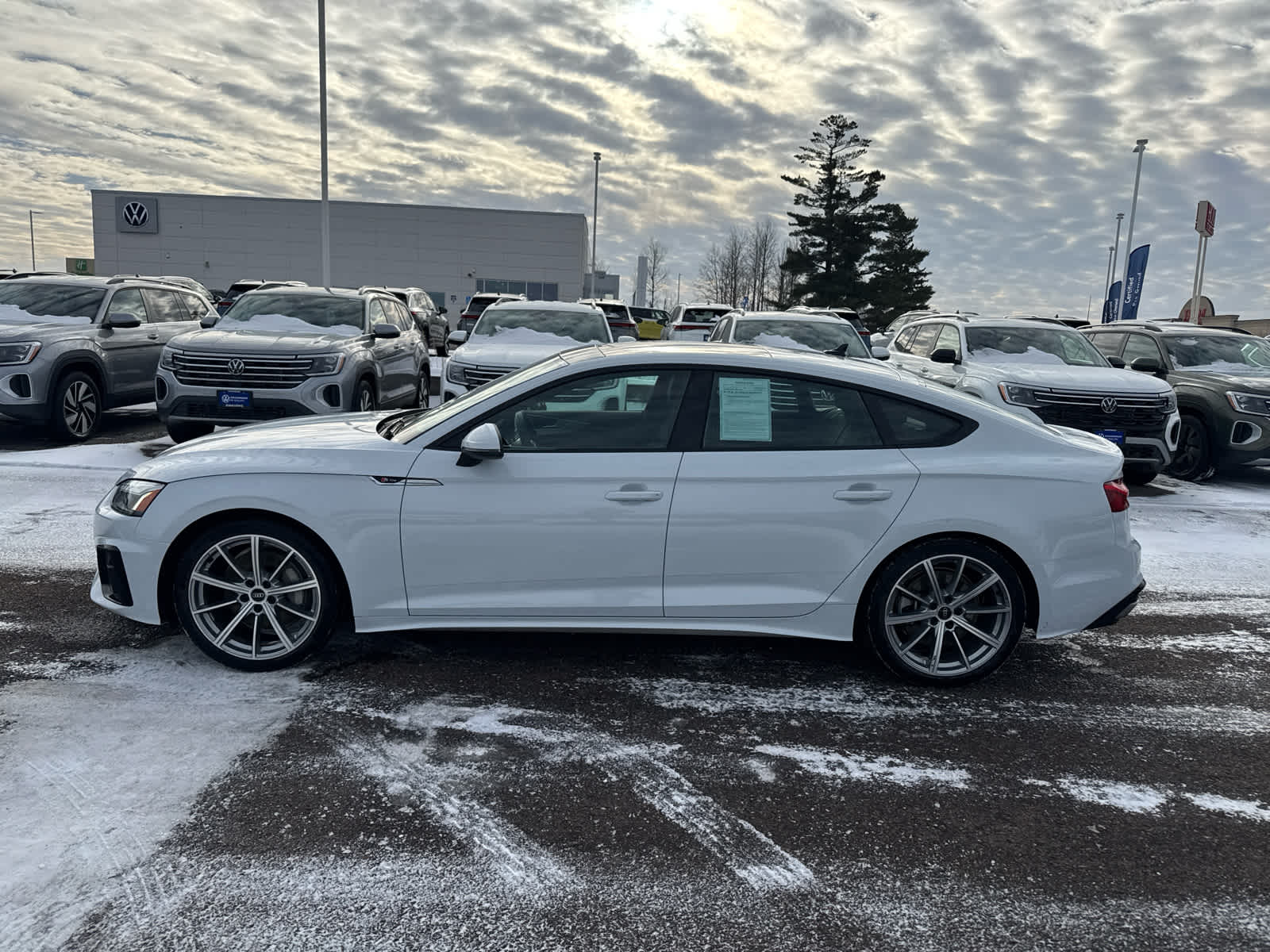 Used 2025 Audi A5 Sportback Premium with VIN WAUDACF59SA010541 for sale in Hermantown, Minnesota