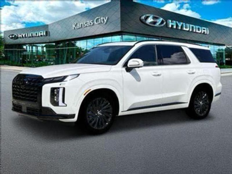 Certified 2025 Hyundai Palisade Calligraphy Night Edition with VIN KM8R7DGE0SU840878 for sale in Kansas City