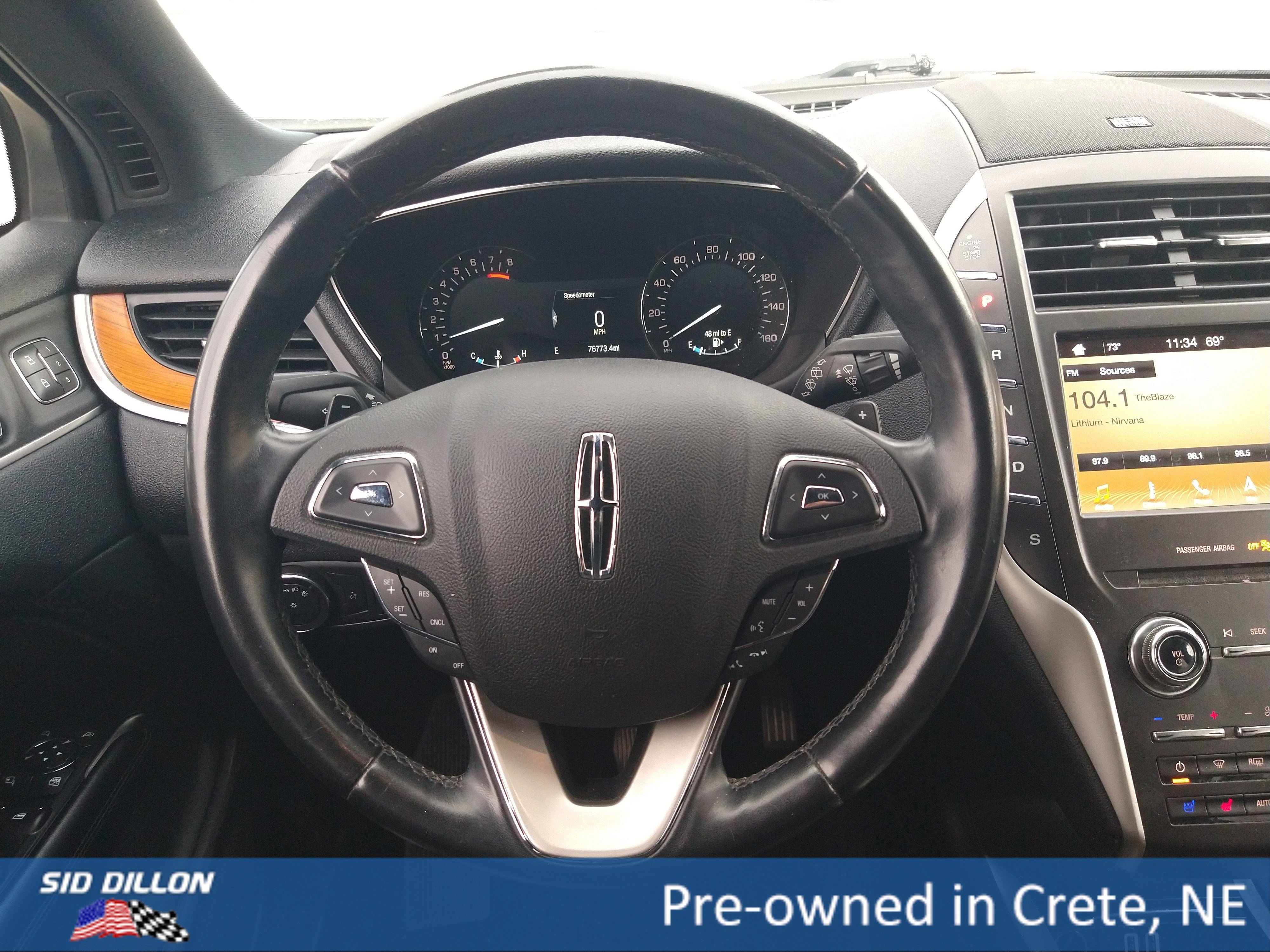 Used 2019 Lincoln MKC Reserve with VIN 5LMCJ3D99KUL25674 for sale in Crete, NE