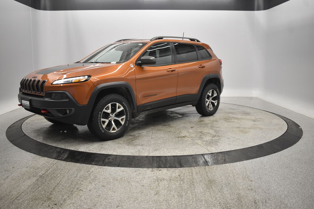 Certified 2016 Jeep Cherokee Trailhawk with VIN 1C4PJMBS8GW321521 for sale in Coon Rapids, Minnesota