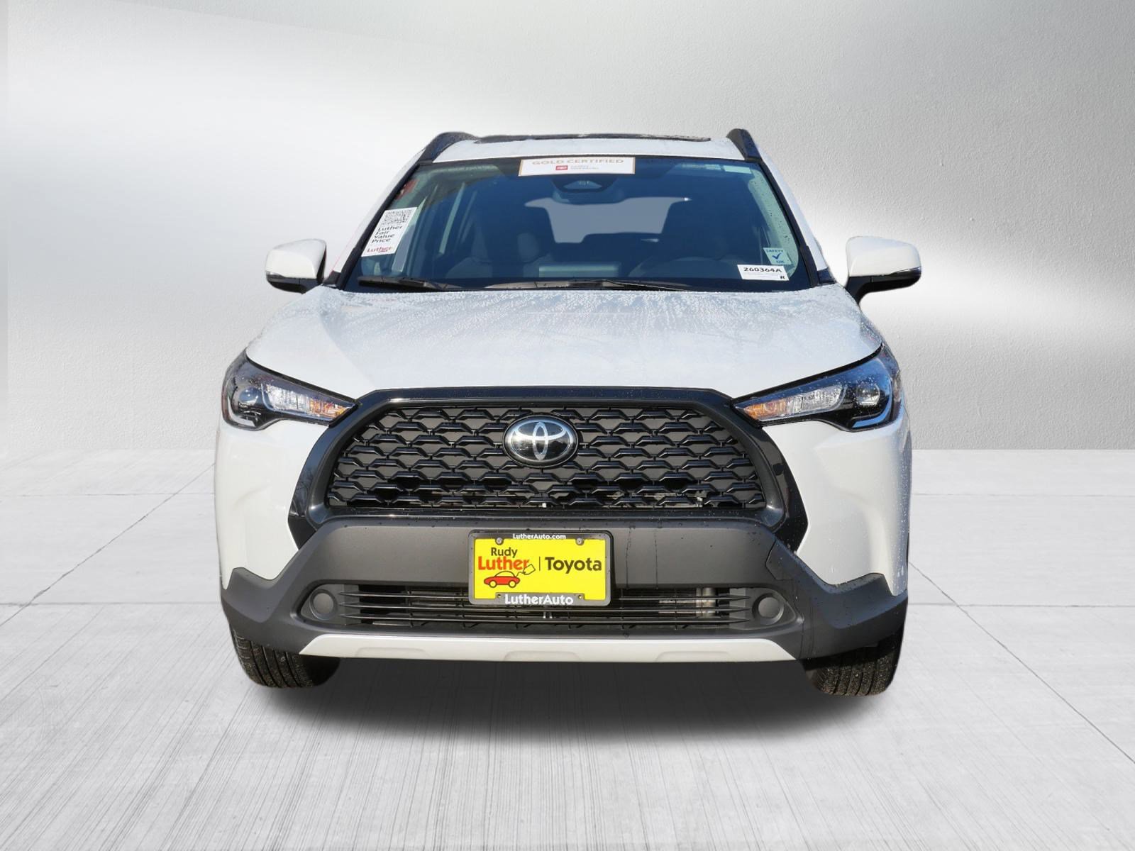 Certified 2023 Toyota Corolla Cross LE with VIN 7MUBAABG8PV063642 for sale in Golden Valley, Minnesota