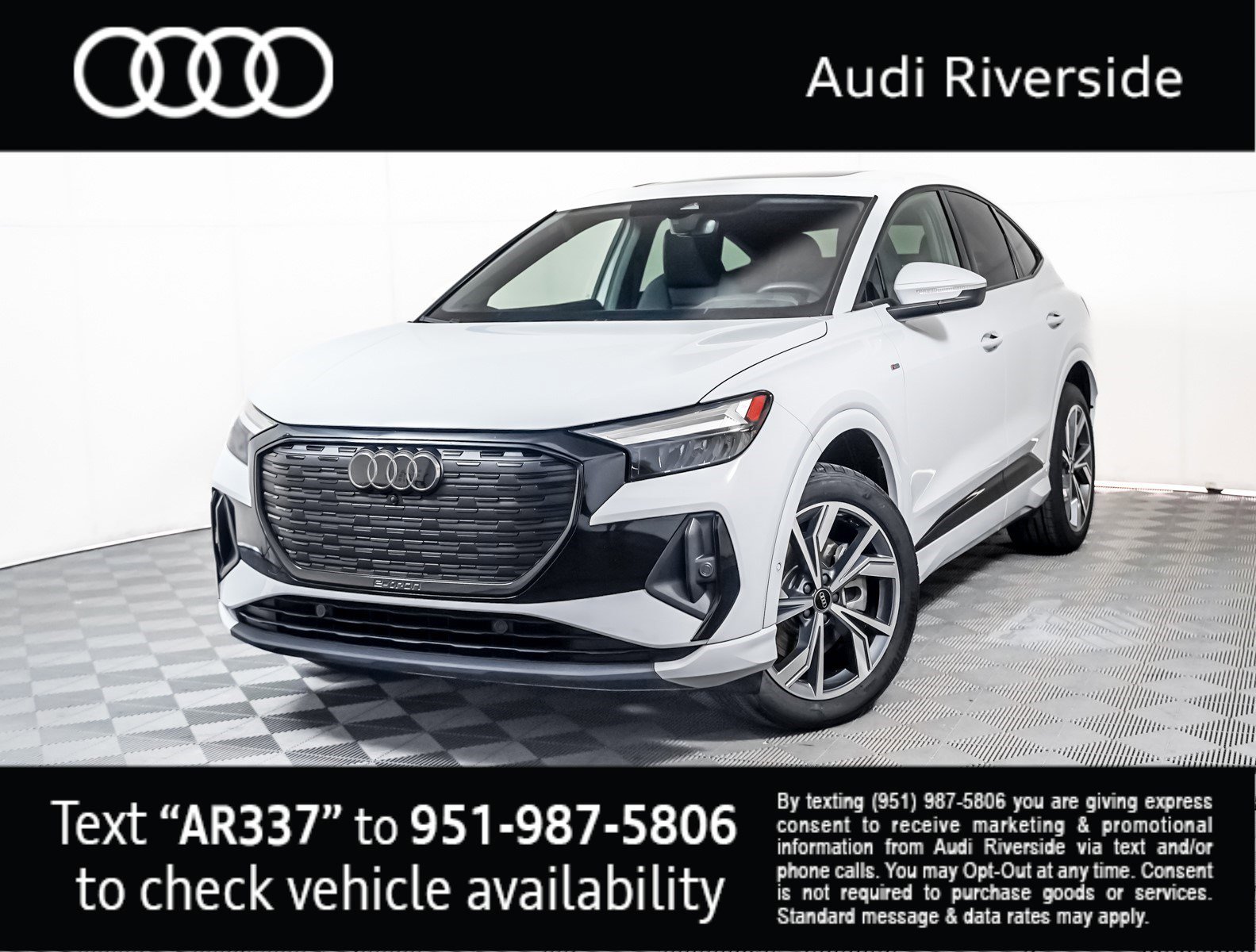 Certified 2023 Audi Q4 Sportback e-tron Premium Plus with VIN WA132BFZ2PP072399 for sale in Riverside, CA