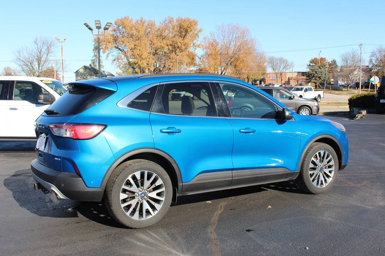 Used 2020 Ford Escape Titanium with VIN 1FMCU9J98LUB08944 for sale in Durant, IA