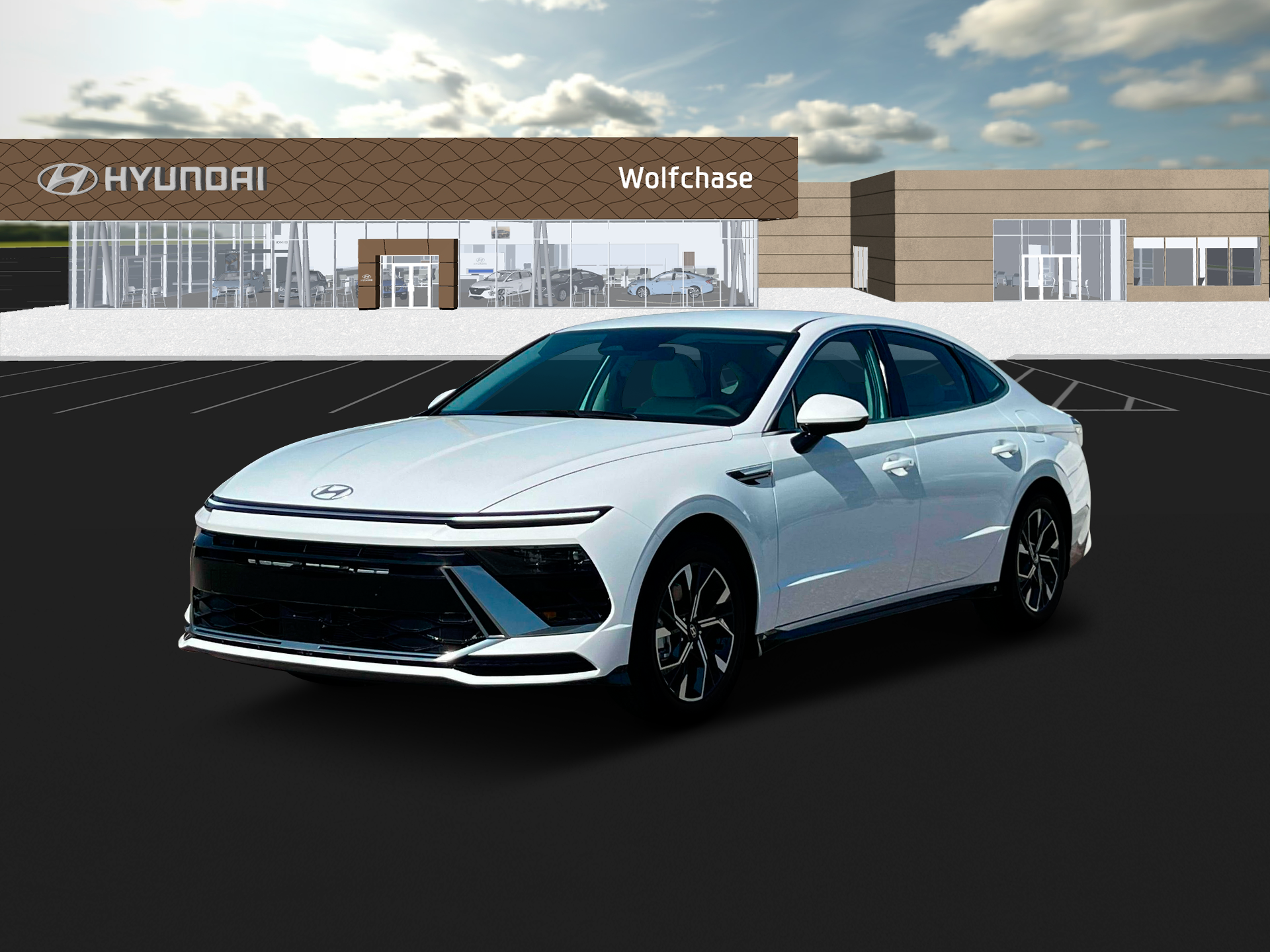 New 2025 White Hyundai SEL image 1