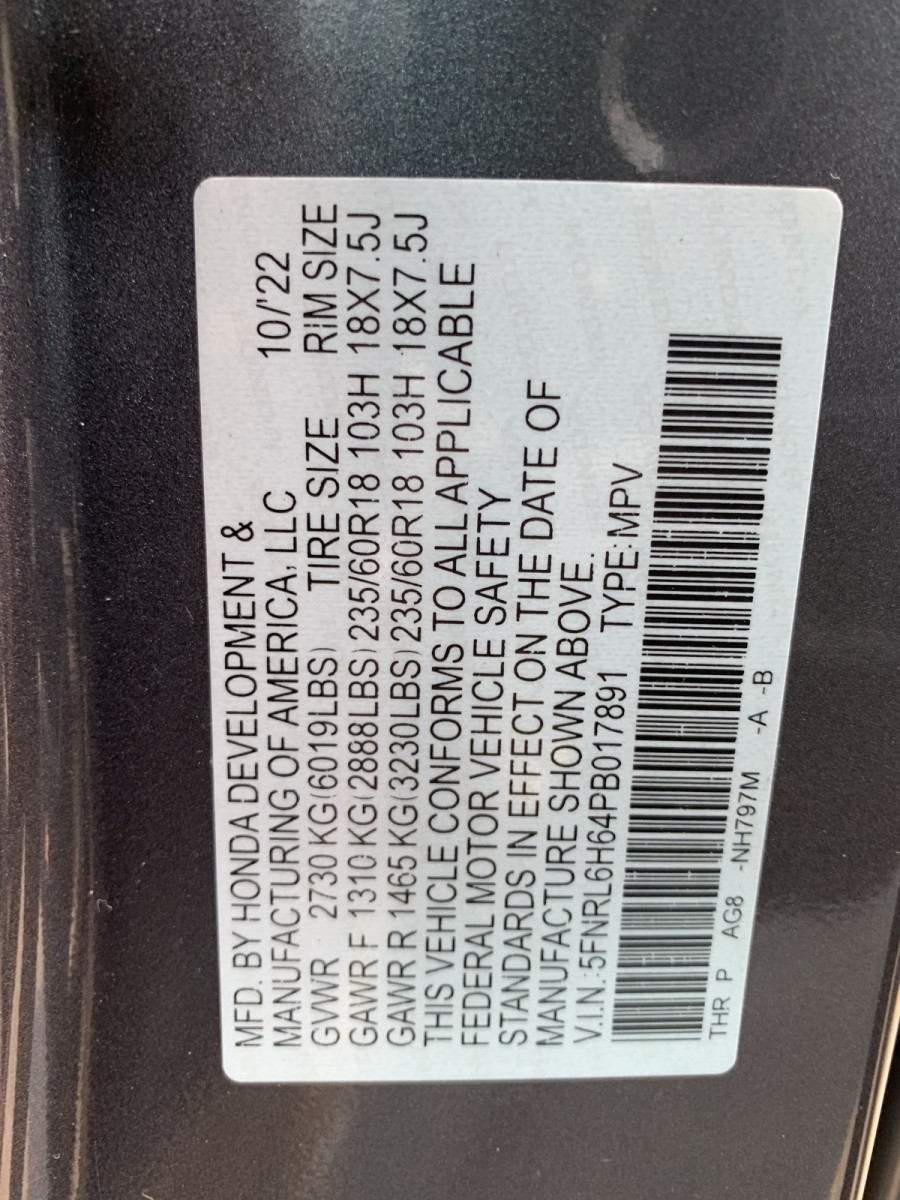 2023 Honda Odyssey EX-L photo 29