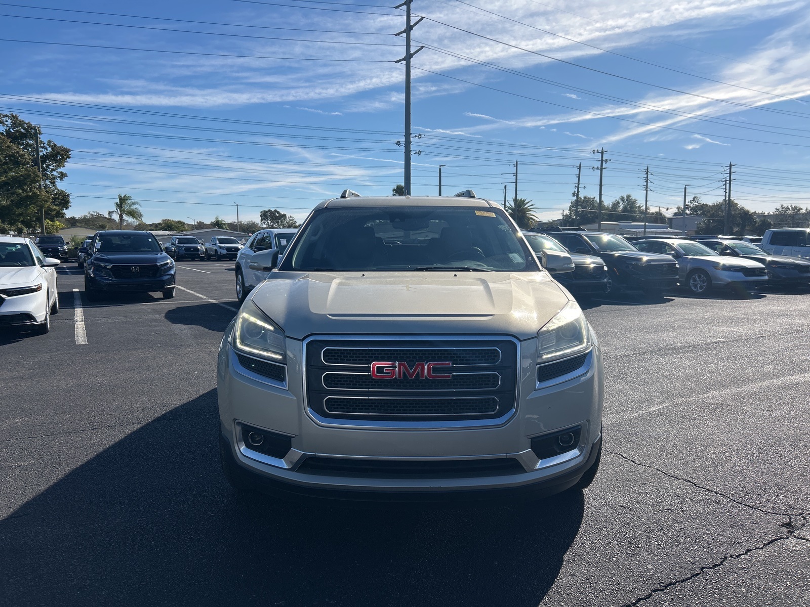 Used 2016 GMC Acadia SLT-1 with VIN 1GKKRRKDXGJ189381 for sale in Port Richey, FL