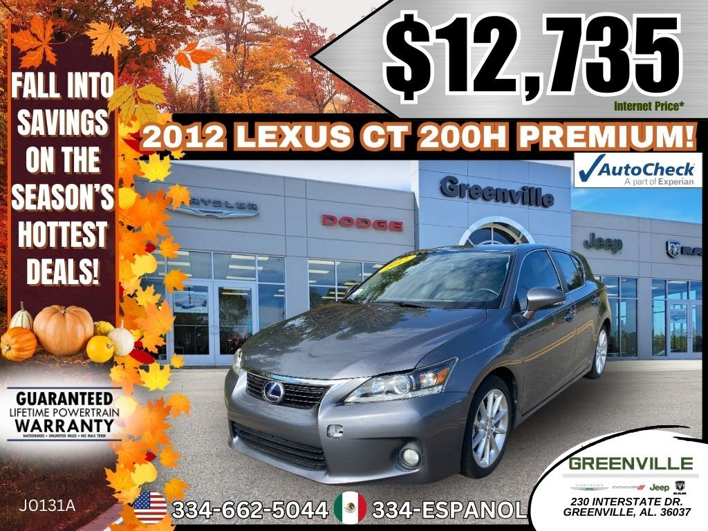 2012 Lexus CT Premium