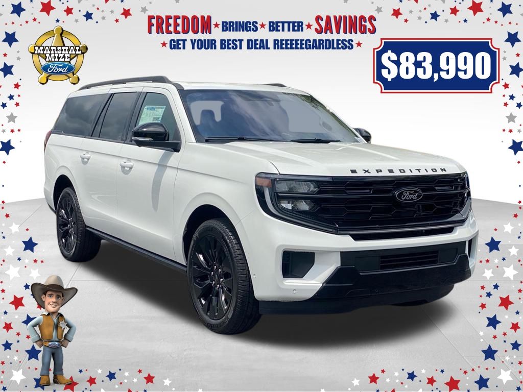 New 2025 Star White Metallic Tri-Coat Ford Platinum image 1