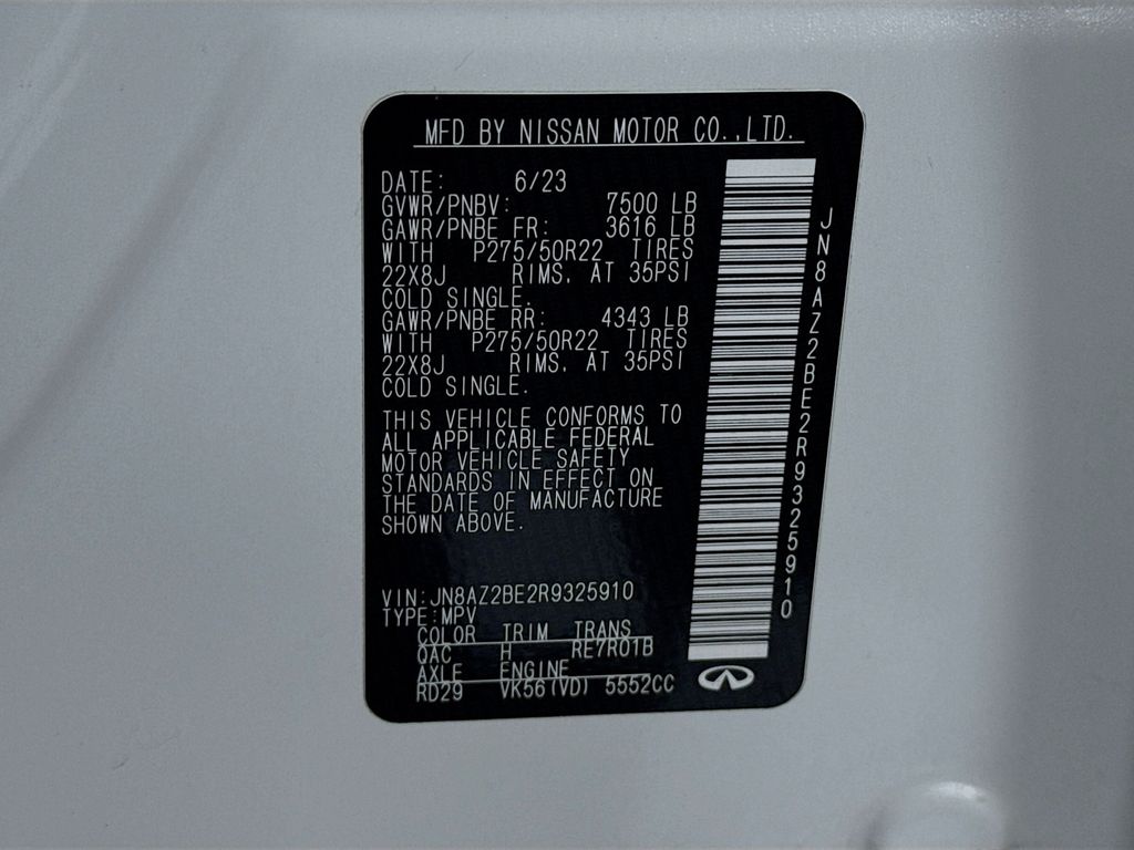 2024 Infiniti QX80 Sensory photo 37