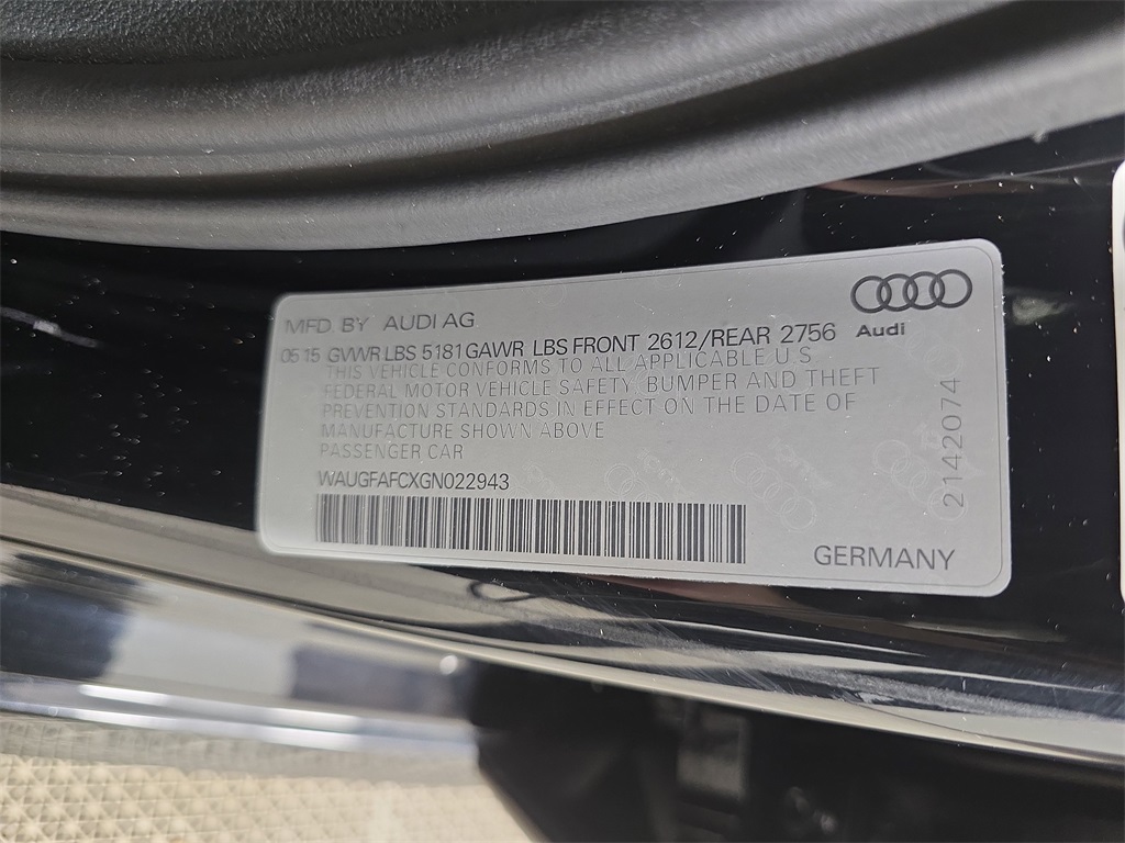 2016 Audi A6 2.0T Premium Plus Quattro photo 29