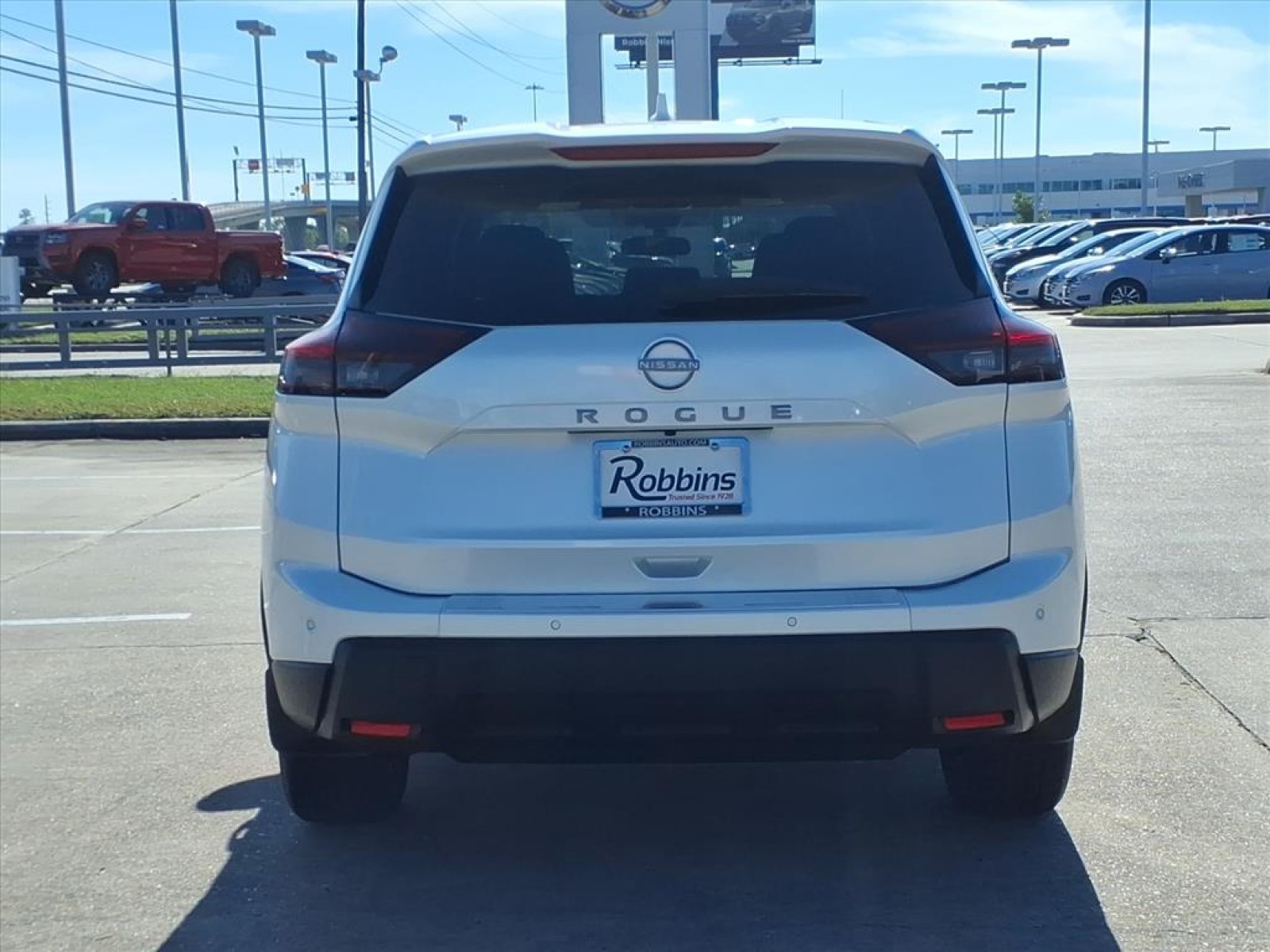 2025 Nissan Rogue SV White at Robbins Nissan