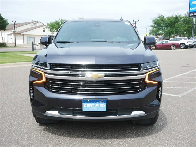 Certified 2022 Chevrolet Tahoe LT with VIN 1GNSKNKD6NR250983 for sale in Anoka, Minnesota
