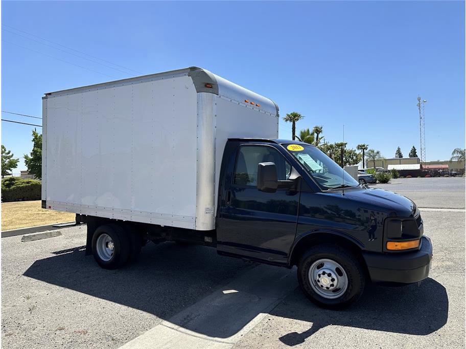 Used 2013 Dark Blue Metallic Chevrolet 3500 Van 2D image 1