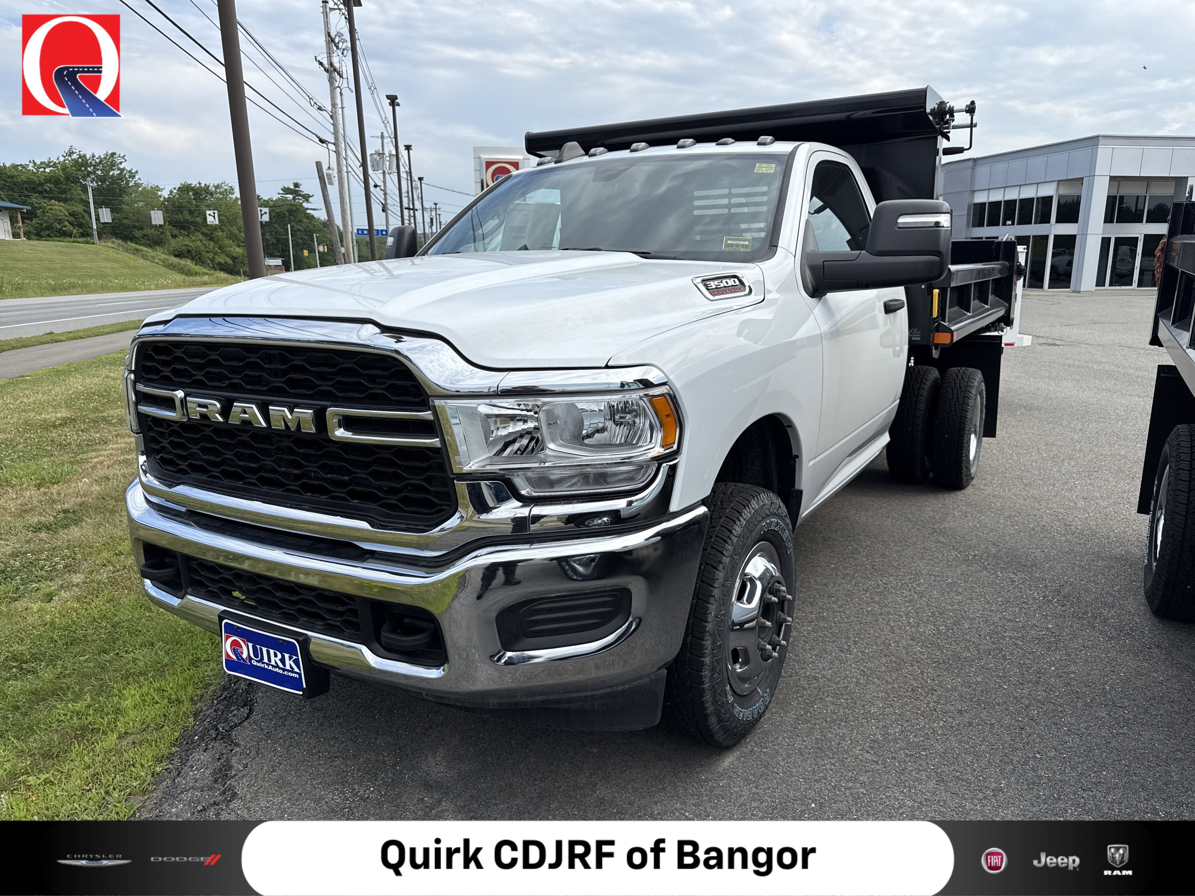 New 2024 Ram 3500 Chassis Cab Tradesman 4WD With Dump Body Upfit