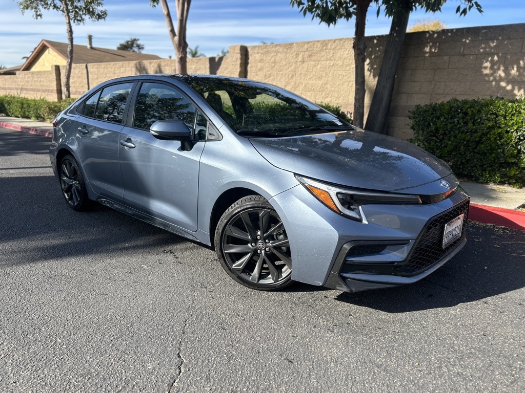 Used 2025 Blue Toyota XSE image 1