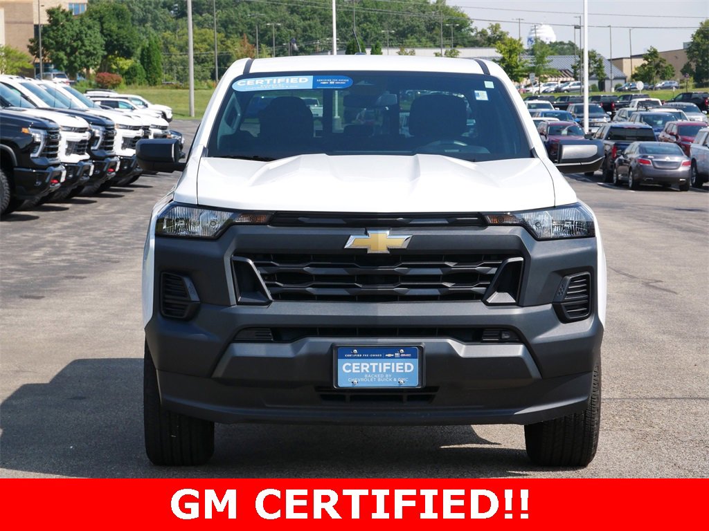 Certified 2023 Chevrolet Colorado Work Truck with VIN 1GCPSBEK4P1161762 for sale in Inver Grove Heights, Minnesota