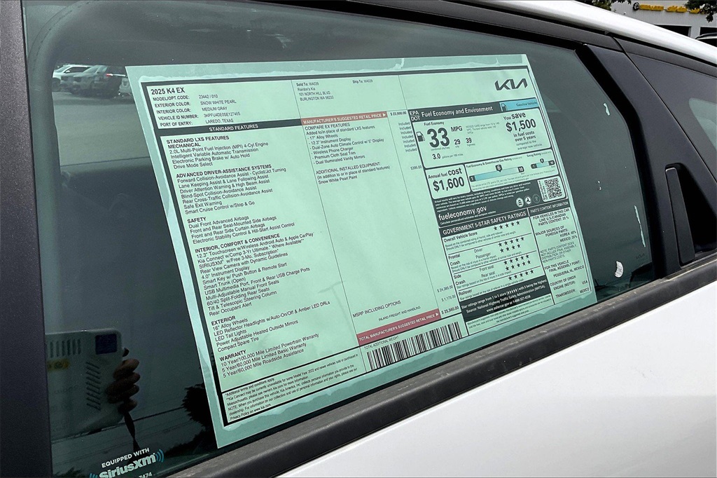 2025 Kia K4 EX photo 12
