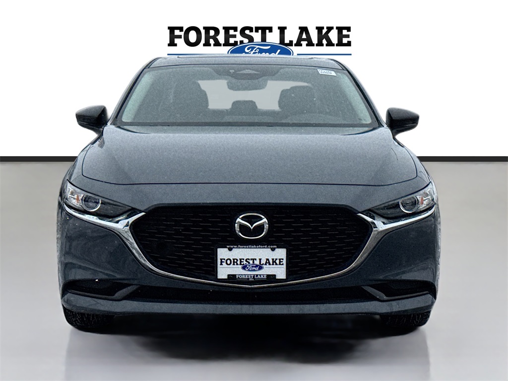 Certified 2024 Mazda Mazda3 Carbon Edition with VIN 3MZBPBCM9RM407000 for sale in Forest Lake, Minnesota