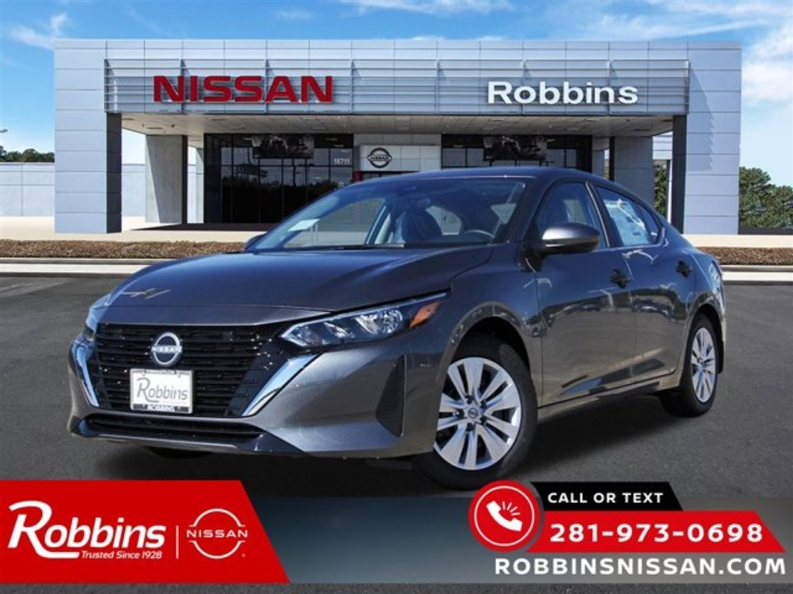 2025 Nissan Sentra S Gray at Robbins Nissan