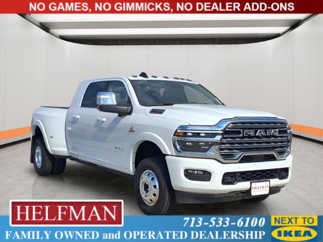 New 2025 RAM 3500 Longhorn Mega Cab in Houston #SG546489 Helfman