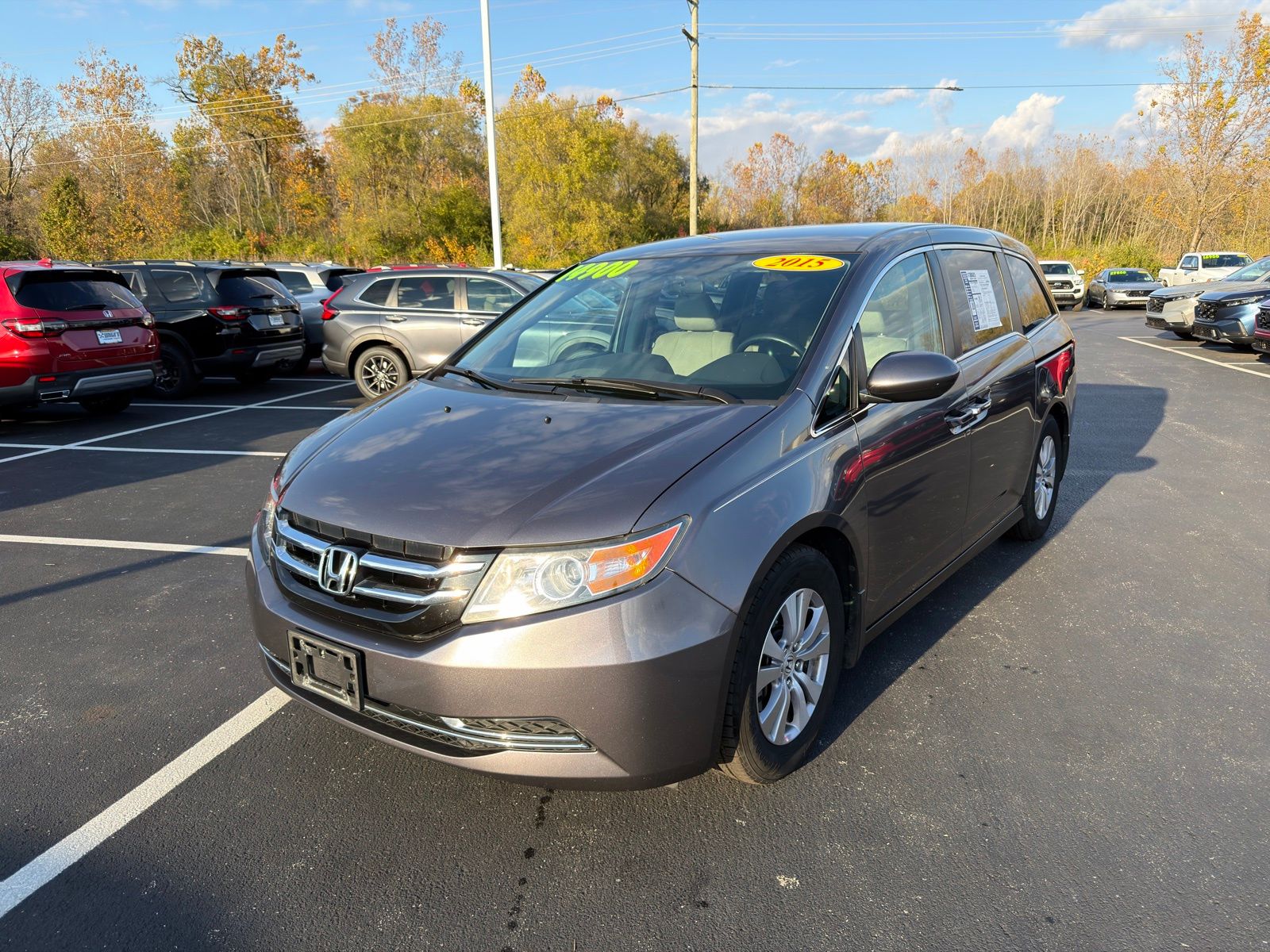 Used 2015 Honda Odyssey EX with VIN 5FNRL5H40FB123276 for sale in Lima, OH