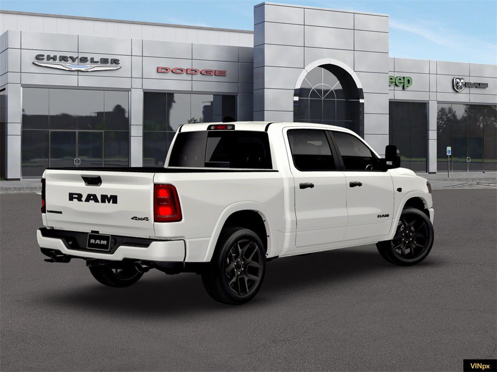 New 2026 Bright White Clear-Coat Exterior Paint RAM Laramie image 6