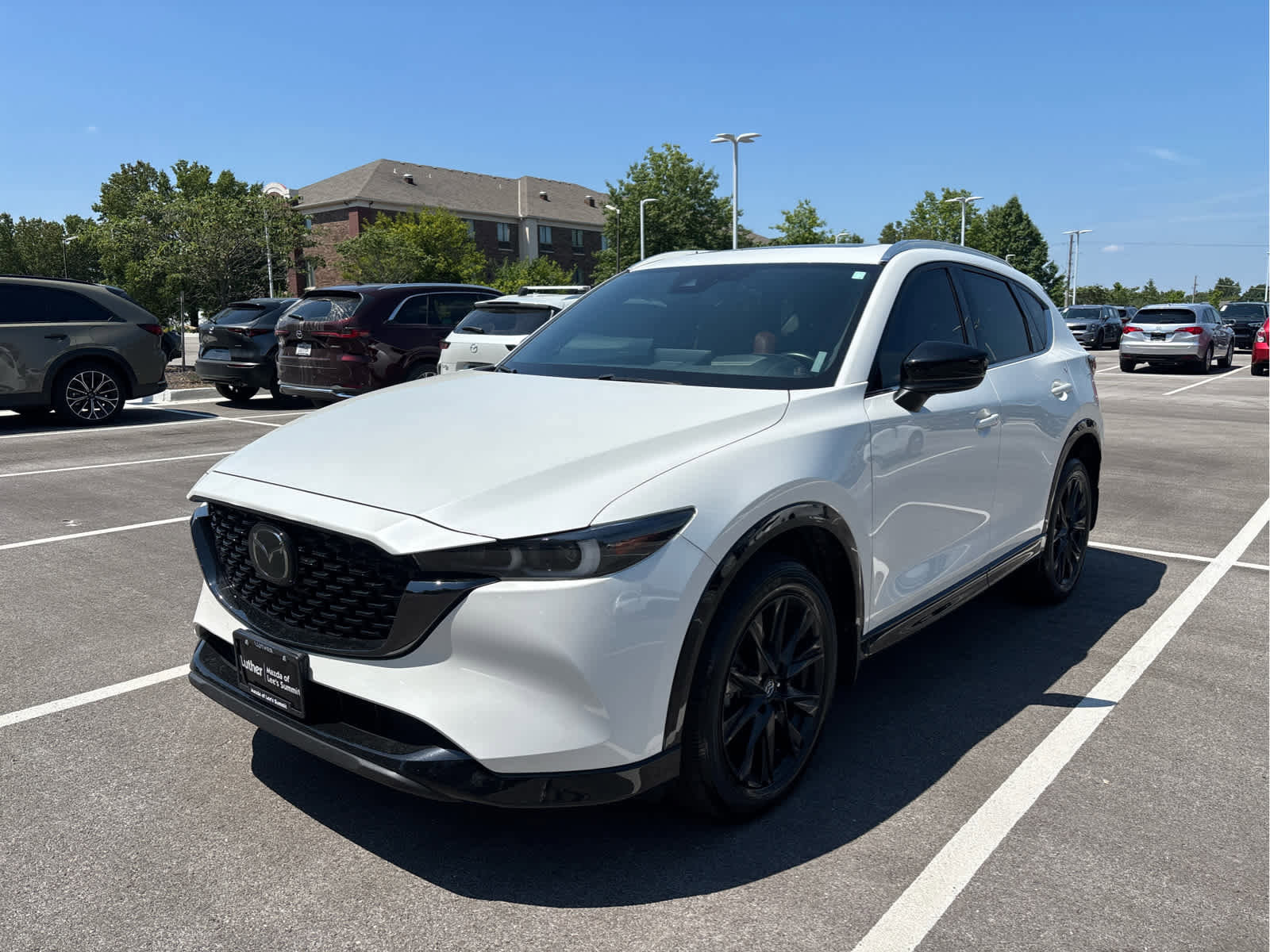 Certified 2024 Mazda CX-5 Carbon Turbo with VIN JM3KFBAY7R0350849 for sale in Kansas City